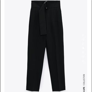 Pants with Buckle Belt